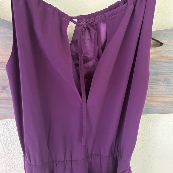 Johanna August Plum Wine Bridesmaid Dress - Picture 3 of 4